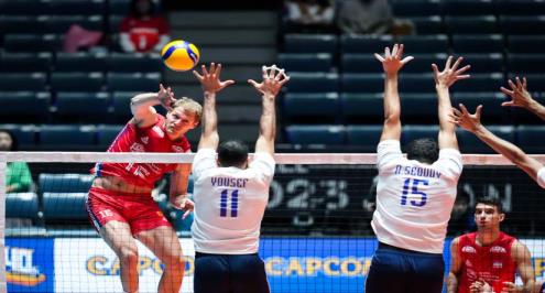 منتخب مصر للطائرة يسقط أمام صربيا في التصفيات المؤهلة للأولمبياد